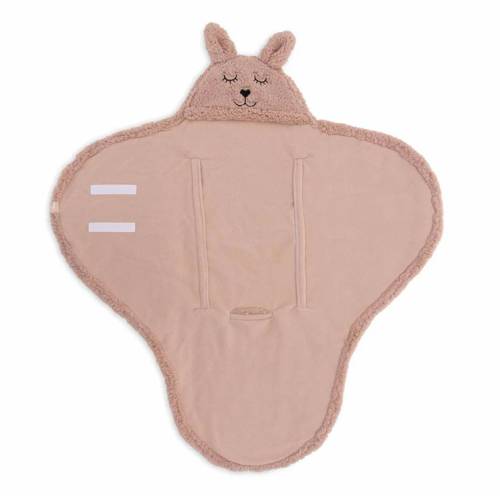 JOLLEIN Wrap Blanket Bunny - Wild Rose